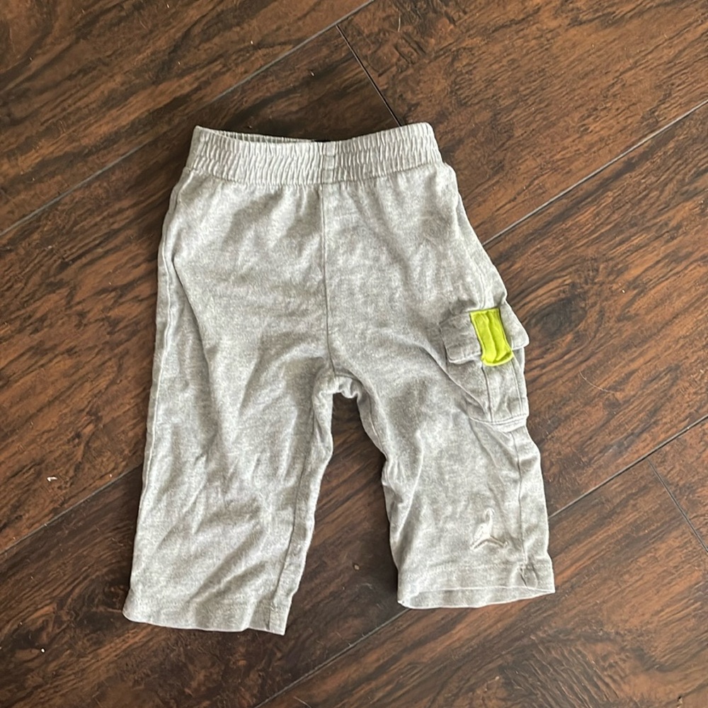 Jordan Grey Cargo Pants size 6-9 months